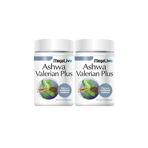 [Official Store] MegaLive Ashwa Valerian Plus (2x60s) .